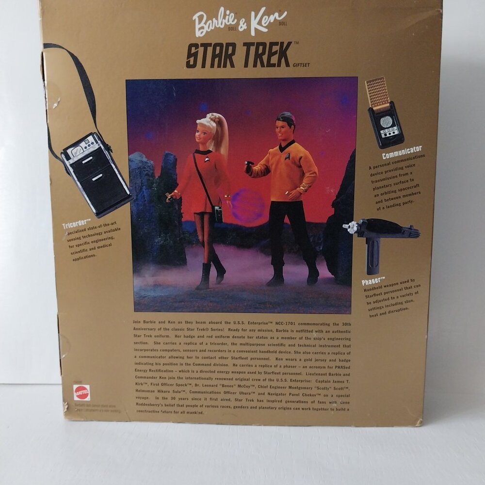 Barbie & Ken STAR TREK 30th Anniversary gift set Collector Edition - Picture 2 of 4